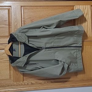 Full zip H&M jacket (like parka) with hood. Great condition SIZE LARGE ✨️